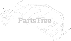 Toro 77285 (2000) - Toro 60" Z Master Zero-Turn Mower (SN: 418100000 - 999999999) Decal Assembly
