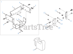 Cub Cadet 900 (490-900-M060) - Cub Cadet Rear Bracket Weight Kit General Assembly