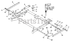 Gravely 791001 - Gravely 50" Deck Electric, Hydraulic Lift Kit for PM100