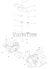 Exmark QTS452CEM34200 - Exmark 34" Quest S-Series Zero-Turn Mower, Exmark 452 (SN: 400000000 - 402082299) (2017)