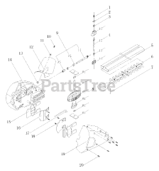 McCulloch MX 9898 (41BE898C077) - McCulloch Blower/Hedge Trimmer/String Trimmer, Electric