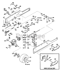 Troy-Bilt 13074 - Troy-Bilt Garden Tractor, Hydro Drive (SN: 130740100101 & Above)