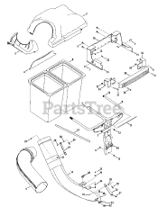 Cub Cadet 19B70020 (19B70020100) - Cub Cadet Twin Rear Bagger att General Assembly