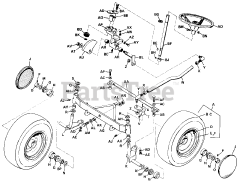 Simplicity 3314 V (990654) - Simplicity Sovereign Garden Tractor