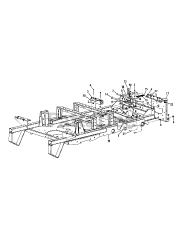 Cub Cadet S7237-KW (53CI8DU8050) - Cub Cadet 72" Tank S Zero-Turn Mower, 37hp Kawasaki Frame Assembly