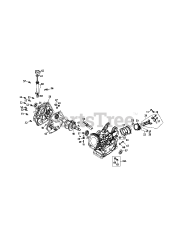 MTD 178-L0 - MTD Engine 178-L0 Crankshaft &amp; Crankcase