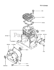 Kawasaki FA130D-AS18 - Kawasaki Engine CYLINDER/CRANKCASE