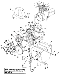 Montgomery Ward TMO-35254 (311-586-088) - Montgomery Ward Snow Thrower (1991) Parts