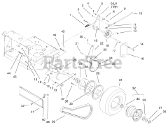 Toro 30184 - Toro 91cm ProLine Walk-Behind Mower, Gear Drive, 13hp (SN: 200000001 - 200999999) (2000)