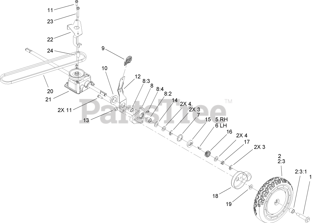 Toro 20056 Toro Super Recycler WalkBehind Mower (SN 270000001