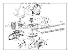Echo CHT-58V (107945001) - Echo Hedge Trimmer, 58V Battery, Revision 05 (2018-09)