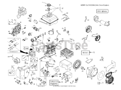 Poulan Pro PR 300 (961920071-01) - Poulan Pro Snow Thrower (2014-07) ENGINE