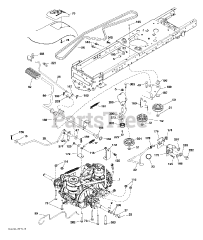 Poulan Pro PB 175A46 (960420157-00) - Poulan Pro Lawn Tractor (2013-10)