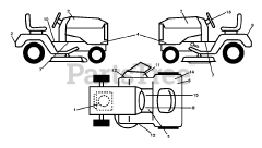 Dixon D15KH30 (960410227-01) - Dixon 30" Lawn Tractor, 15hp Kohler (2012-07)