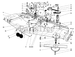 Toro 30560 - Toro 52" Rear-Discharge Mower Deck (SN: 005000001 - 005999999) (1985)