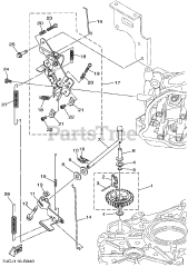 Gravely 08201321 - Gravely MX800v Yamaha Replacement Engine