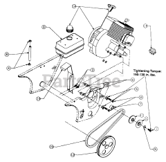 Yard Machines 317-140-302 - Yard Machines Snow Thrower (1997) (Builder's Square)