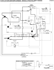 Ferris IS 2100Z (5901585) - Ferris IS2100Z Series 52" Zero-Turn Mower, 26hp Briggs & Stratton, CARB Electrical Schematic - Ign. Ground Circuit/Op Pres. - B&amp;S 49R977 S/N: 2017954955 &amp; Below