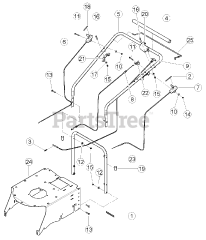 Bear Cat WV 190 S - Bear Cat Walk-Behind Vacuum, 190cc Briggs & Stratton (SN: E06542 - H07101)  WV160S &amp; WV190S Handlebar (Self-propelled) (SN: E06542 - E07082)