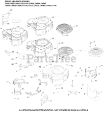 Kohler CV750-3005 - Kohler Command PRO Engine, Basic Version, 27hp, 20.1kW 06 Blower Housing