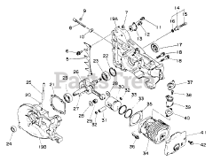 Echo CS-510 EVLP - Echo Chainsaw Engine, Crankcase, Intake