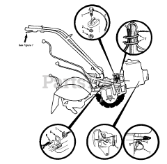 Troy-Bilt 12088 C - Troy-Bilt Horse Rear-Tine Tiller (SN: 120880100101 & Above)