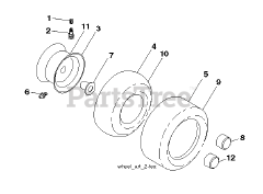 RedMax GT 2454 F (960430238-00) - RedMax 54" Garden Tractor, 24hp (2017-08)