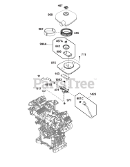 Briggs & Stratton 61G277-0009-J1 - Briggs & Stratton Horizontal Engine
