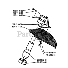 Husqvarna 16 R - Husqvarna String Trimmer (1986-10) Guard Assembly