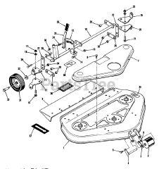 Toro 75-36MS02 - Toro 36" Side-Discharge Mower Deck (1977)