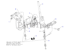 Cub Cadet 3X 28 (31AH5JVBB10) - Cub Cadet 3X 28" Snow Thrower (2023) Chute Control Assembly