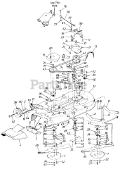 MTD 19935-7 - MTD Mower Deck Assembly Only (1987)