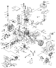 Tecumseh HS50-67331F - Tecumseh Engine Engine Parts List #1