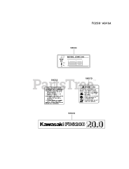 Kawasaki FD620D-FS13 - Kawasaki Engine LABEL