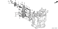 Honda BFP8 D2 XRA (BAAJ) - Honda Outboard Engine, Made in Japan (SN: BAAJ-1100001 - BAAJ-9999999) THERMOSTAT