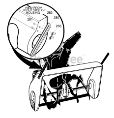 Scotts 631128x31C - Scotts 31" Snow Thrower (2002) Drift Cutter Assembly