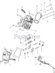 MTD 170-NU - MTD 280cc Engine 170-NU Cylinder Head