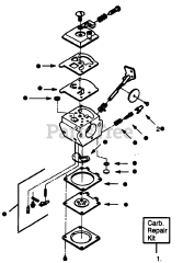 Weed Eater SV 30 - Weed Eater Blower CARBURETOR