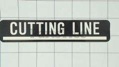 Simplicity 1664141 Cutting Line Decal, White