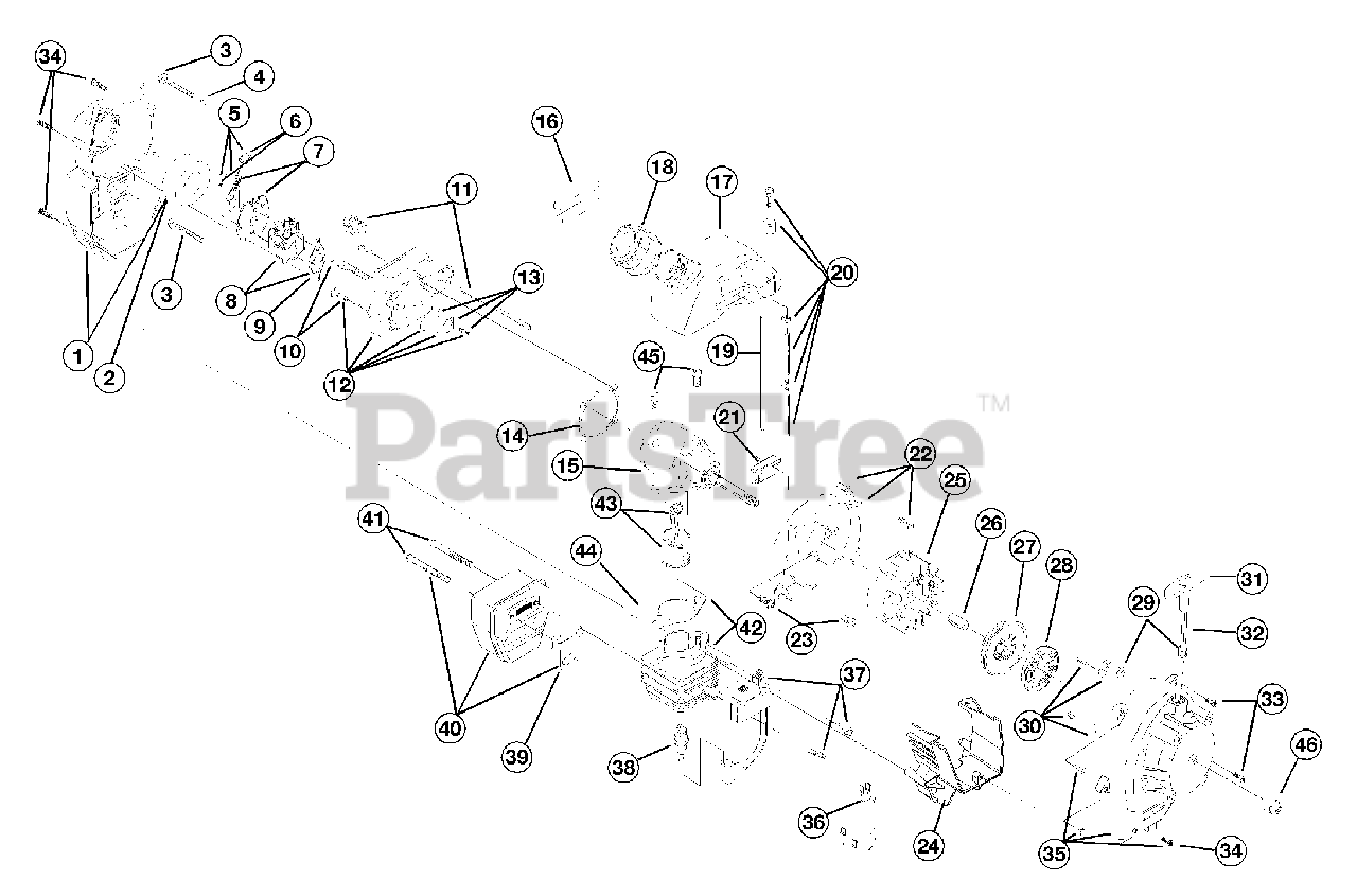 Ryobi RGBV 3100 (41DSGBVG034) - Ryobi Blower Vacuum Engine Parts