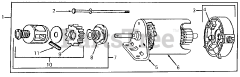 Cub Cadet 805 (136-192-100) - Cub Cadet Lawn Tractor Starter Motor