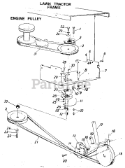 White Outdoor 190-746-190 - White Outdoor 28" Tiller Attachment (1988)