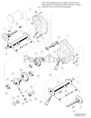 Husqvarna HUV 4210 EXP - Husqvarna 4x2 Utility Vehicle, Electric (2006-11) Transaxle (Part A)