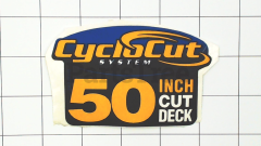 MTD 777D11622 Cyclo Cut Label, 50