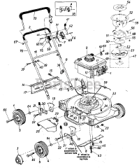 Lawnflite 115-084-196 - Lawnflite Walk-Behind Mower (1985) (Sterchi Brothers Stores)