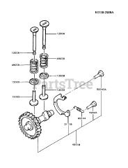 Kawasaki FG200D-BS02 - Kawasaki Engine VALVE/CAMSHAFT