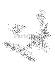 Cub Cadet 19A40024 (19A40024100) - Cub Cadet 42" 3X Snow Thrower Attachment (2015 & Before) att3 General Assembly