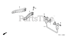 Honda H5518 NA2/D (TZAC) - Honda Multi-Purpose Tractor, Made in Japan (SN: TZAC-3500001 - TZAC-3599999) FRONT LIFT ARM