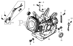 Generac GP5500 (0059451) - Generac Portable Generator, CARB (SN: 7442596A - 9560833A) (2016) Crankcase