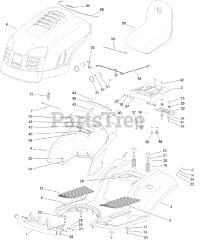 Toro 74585 (DH 210) - Toro Lawn Tractor (SN: 313000001 - 313999999) (2013)